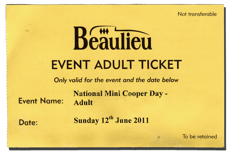 beaulieu-ticket